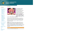 Desktop Screenshot of influenzaresources.org